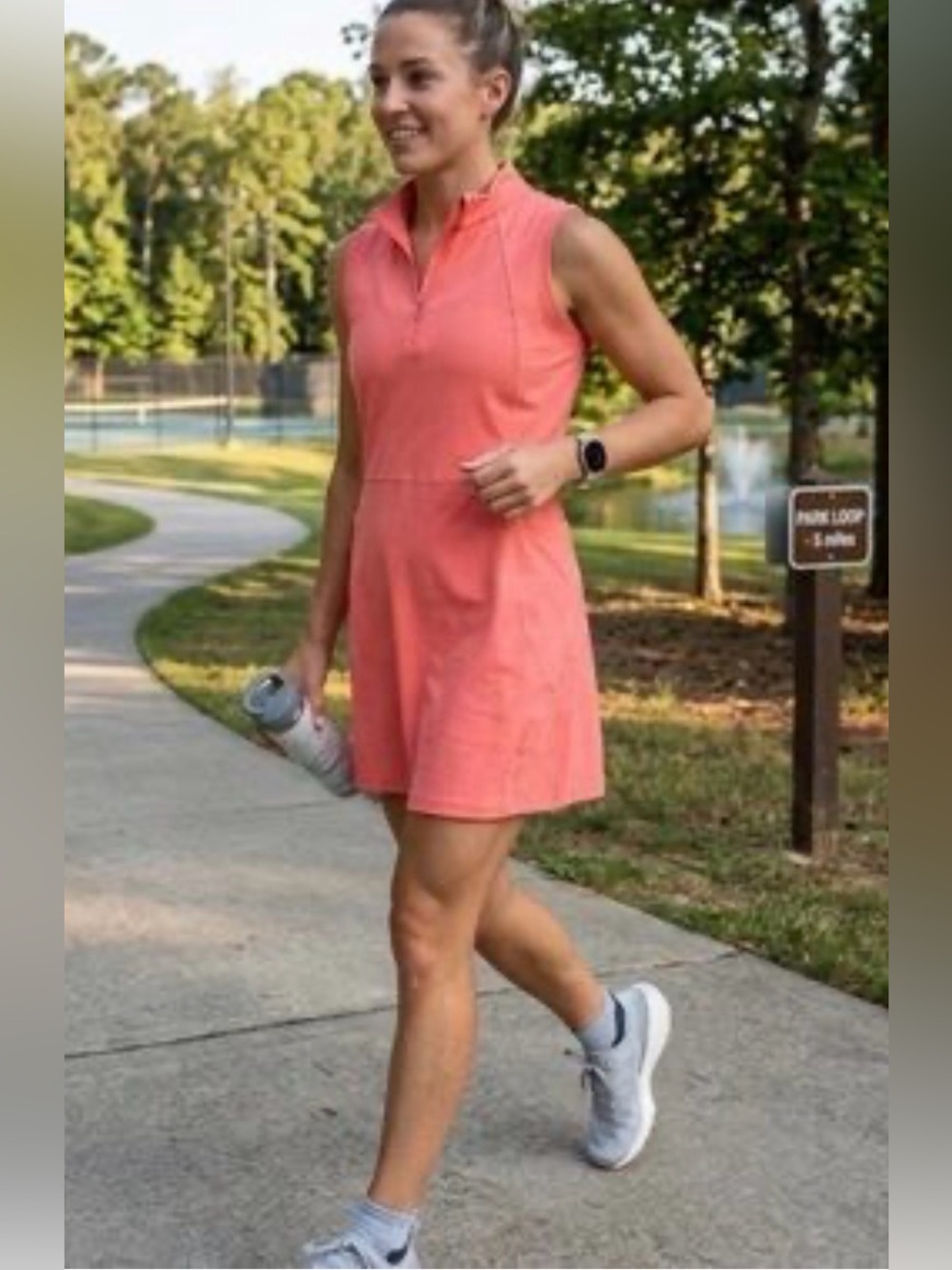 Danskin Golf Dress Dress Sz Large New Moisture Wicking Tennis Pickleball